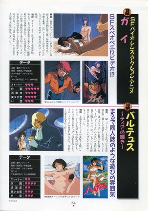Bishoujo Anime Daizenshuu - Adult Animation Video Catalog 1991 Page #60