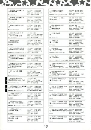 Bishoujo Anime Daizenshuu - Adult Animation Video Catalog 1991 Page #127