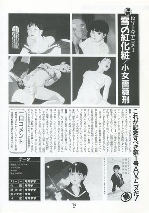 Bishoujo Anime Daizenshuu - Adult Animation Video Catalog 1991 Page #70