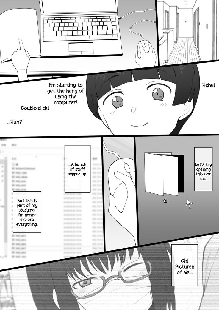 Daisuki na Onee-chan ni Karita Pasocon no Naka ni... | On the Laptop My Beloved Big Sister Lent Me…