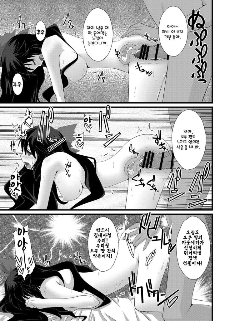 Okuu-chan to Seiteki ni Fusion Shitai!! | 오쿠 쨩이랑 성적으로 핵융합하고 싶어!!