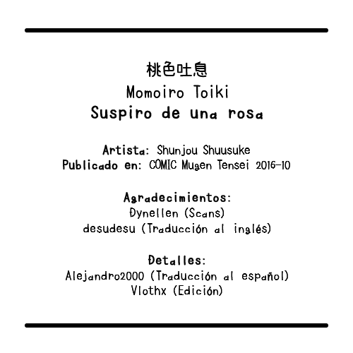 Momoiro Toiki | Suspiro de una Rosa