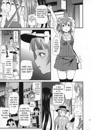 Joshidaisei Minami Kotori no YariCir Jikenbo Case. 2 | College Girl Kotori Minami's Hookup Circle Files Case #2 - Page 12