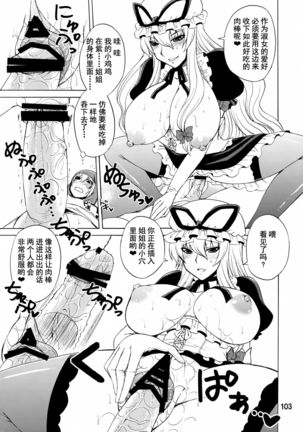 Yukari Ougi Innyuu Kekkai -Honey Bump Touhou Soushuuhen- - Page 103