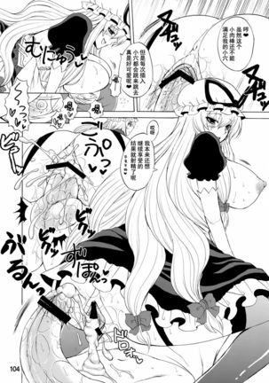 Yukari Ougi Innyuu Kekkai -Honey Bump Touhou Soushuuhen- Page #104