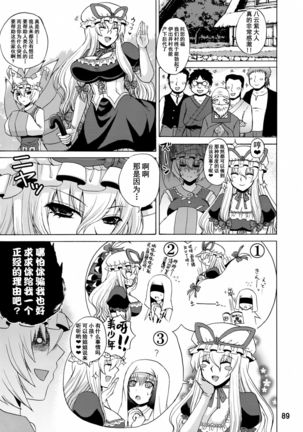 Yukari Ougi Innyuu Kekkai -Honey Bump Touhou Soushuuhen- - Page 89