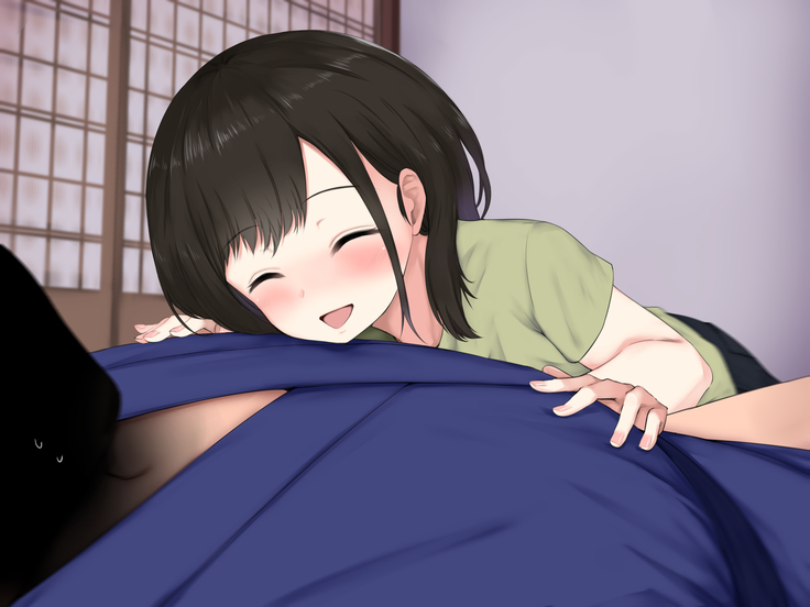 Osewa ni Natteru Minshuku no Magomusume ni Nando mo Nakadashi Shichyatte Masu | Cumming Inside the Innkeeprs' Granddaughter