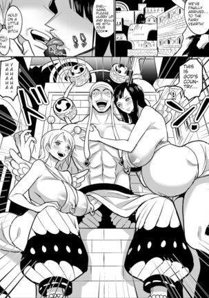 Nami and Robin in Skypeia Page #18