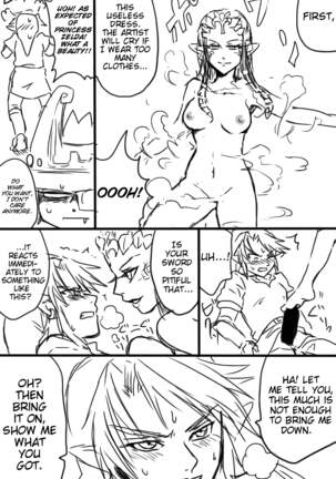 Zelda-san to Shoubu Shiyo! | A fight with Zelda! - Page 5