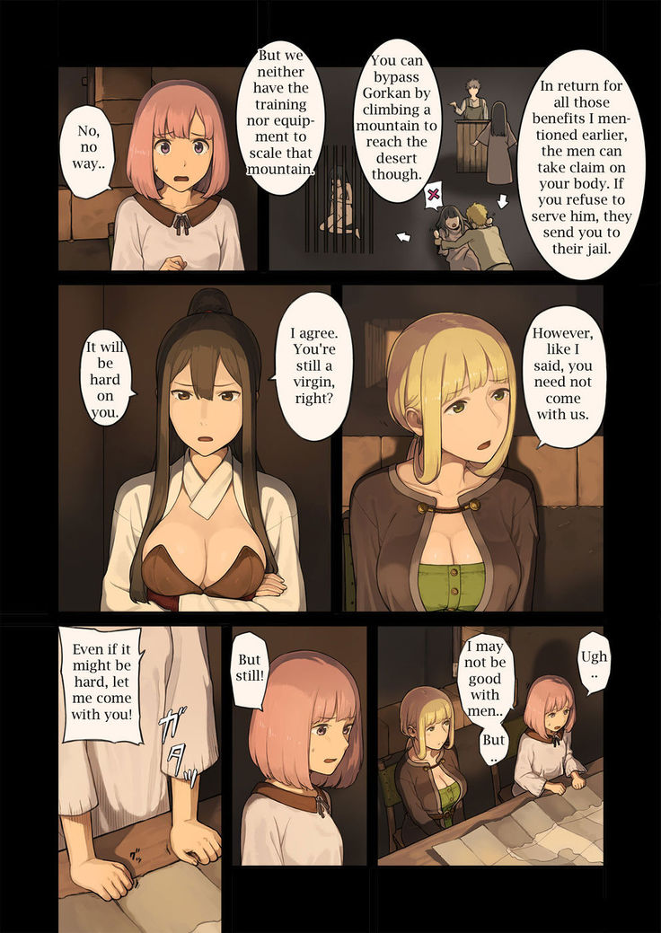 The Female Adventurers - Upon Arriving at an Oasis