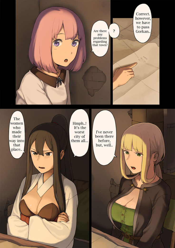The Female Adventurers - Upon Arriving at an Oasis