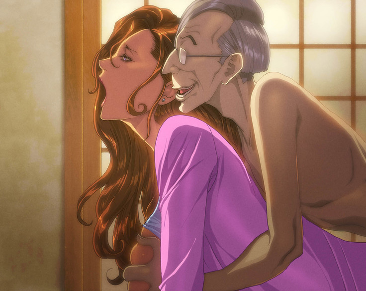Netorare Tsuma ~Otto no Chichi to Kindan no Kankei~