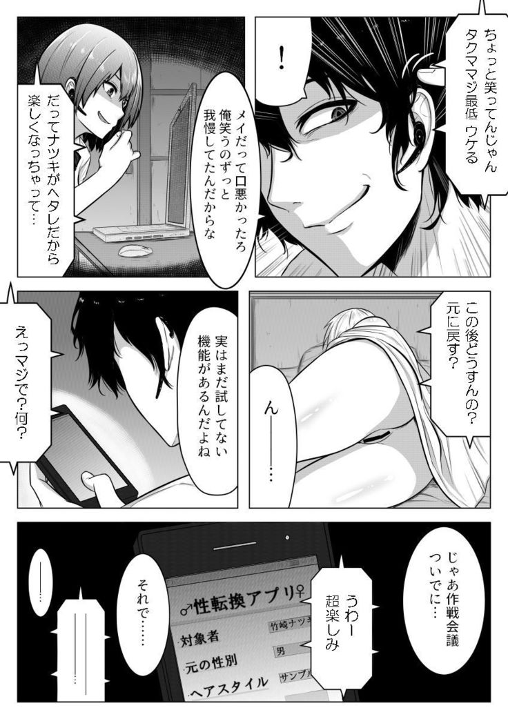 Nyotaika! Hankyousei Bitch?!