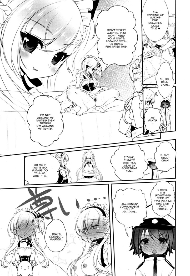 Belfast desu, Goshujin-sama. | My name's Belfast, Master.