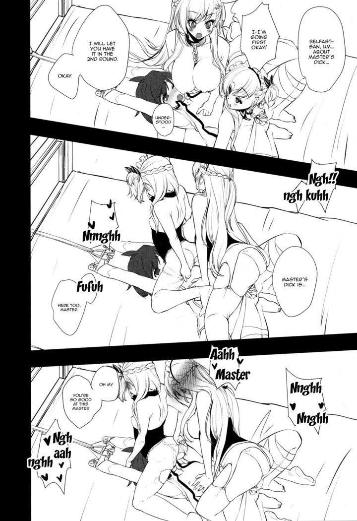 Belfast desu, Goshujin-sama. | My name's Belfast, Master.