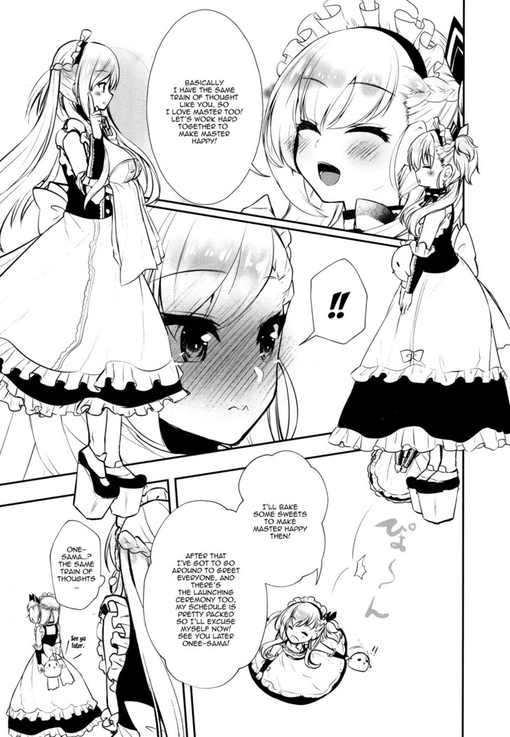 Belfast desu, Goshujin-sama. | My name's Belfast, Master.