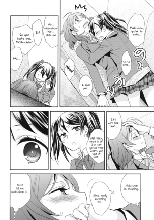 (Bokura no Love Live! 3) [Sweet Pea (Ooshima Tomo)] Maki-chan ga Otoire o Gaman suru Ohanashi | Maki-chan Really Has To Pee (Love Live!) [English] [NHFH] - Page 4