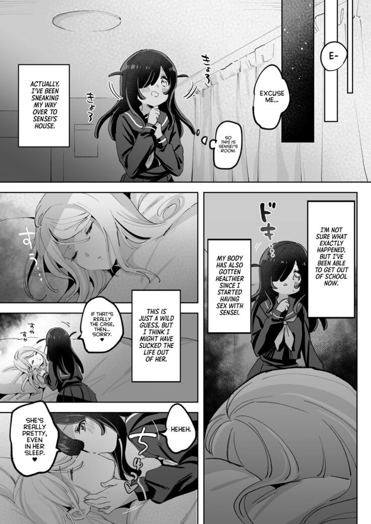 Hentai Seito ni Toritsukarete Shinu made Love Love Ecchi | Haunted by My Perverted Student As We Made Love to Death