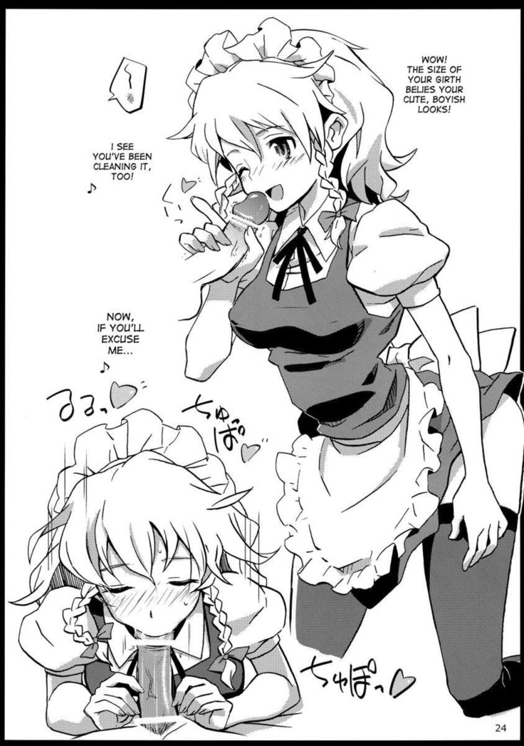 I hired Sakuya-san as my maid