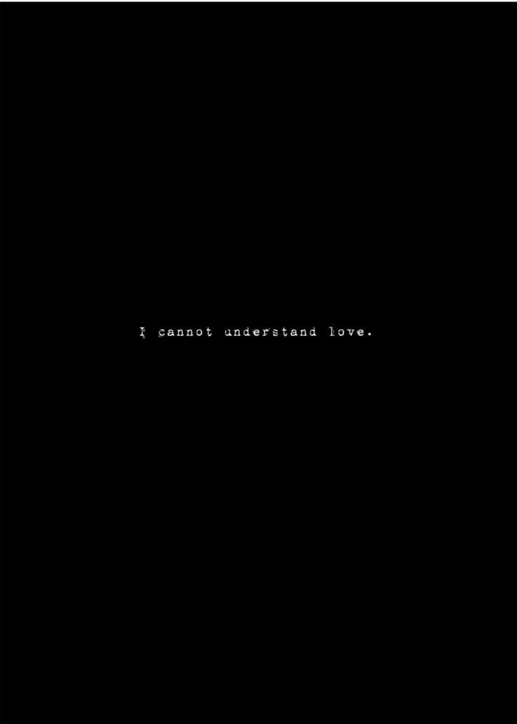 understand love.