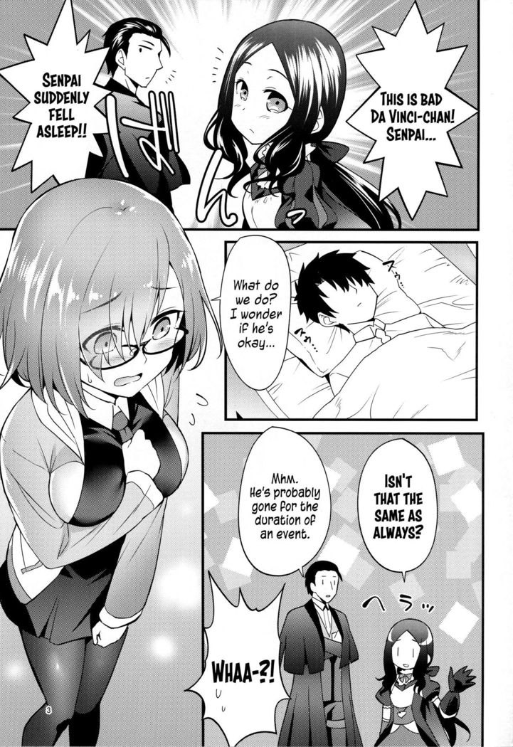 Mash ga Event de Neteru Senpai ni Itazura Suru Hon | Book About Mashu Molesting Senpai Who Is Sleeping Due to an Event