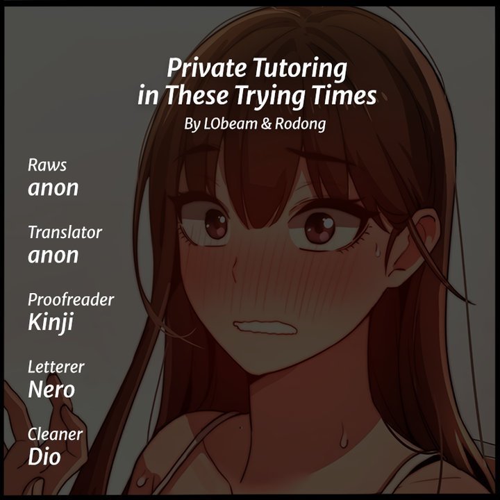 Private Tutoring in These Trying Times 01-05