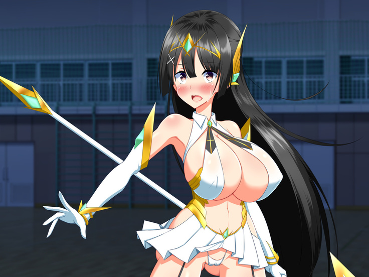 変身ヒロインVS巨大チ○ポ50本