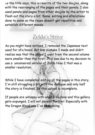 Legend of Zelda; Zelda's Strive Page #3