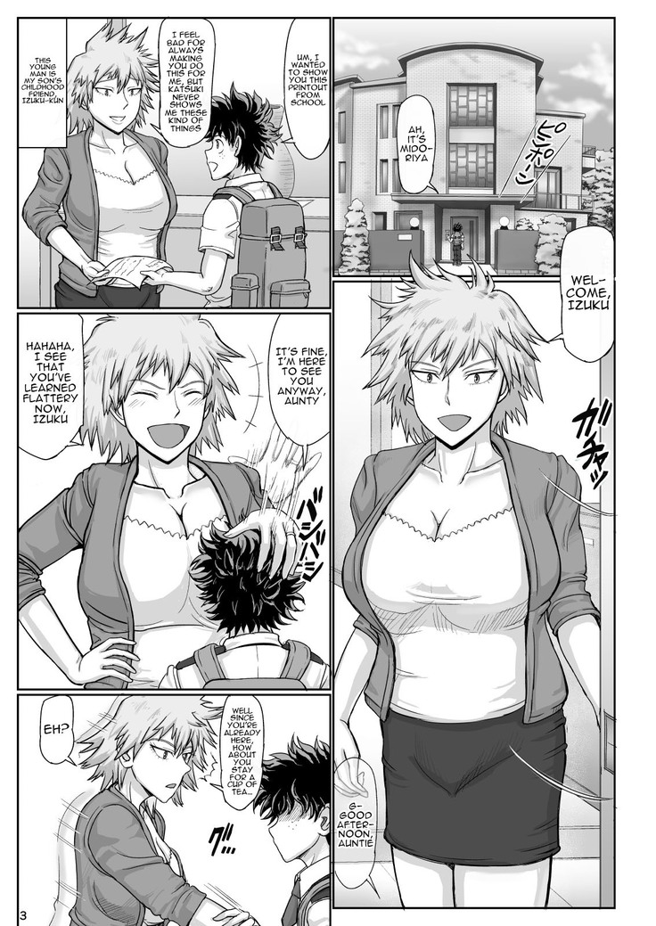 [Gouon (SWA)] Uwakinhaha Bakugou-mama wa Kyou mo Wakai Ko to Gachihame Sex Shiteimasu. | Cheating Mama - Once Again Today Mama Bakugou Is Having Sex With a Young Guy (Boku no Hero Academia) [English] {Doujins.com} [Digital]