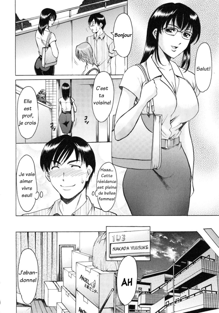 Yuuwaku no Toshiue Apartment Ch.1