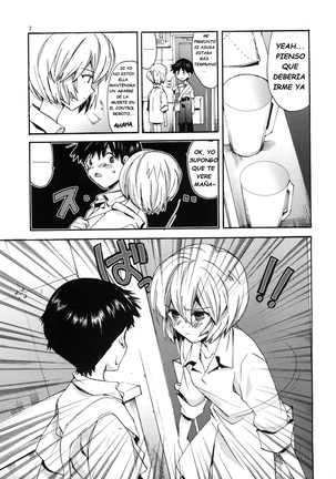 Shinji to Ayanami ga Love Love | Love Rei X Shinji Page #6