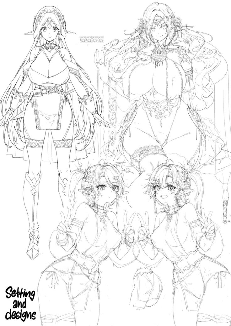 Oideyo! Midarana Elf no Mori | Come to the Forest of the Lewd Elves!