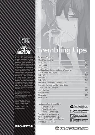 Furueru Kuchibiru | Trembling Lips - Page 212