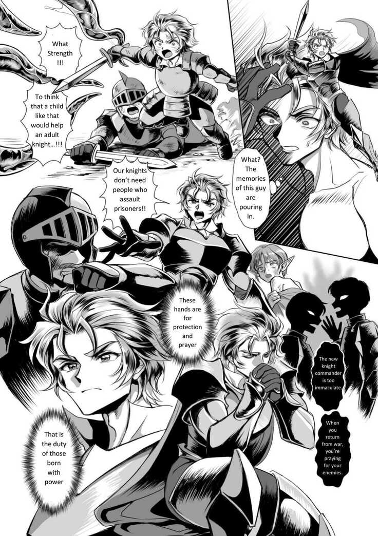 Possessed Knight Stallion-Taken Over By Disgusting Man Raped and Climaxes Unsightly - English