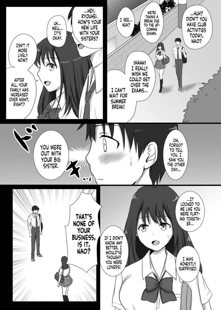 Boku to Sanshimai +1 | Me Plus Sister Times Three!+1