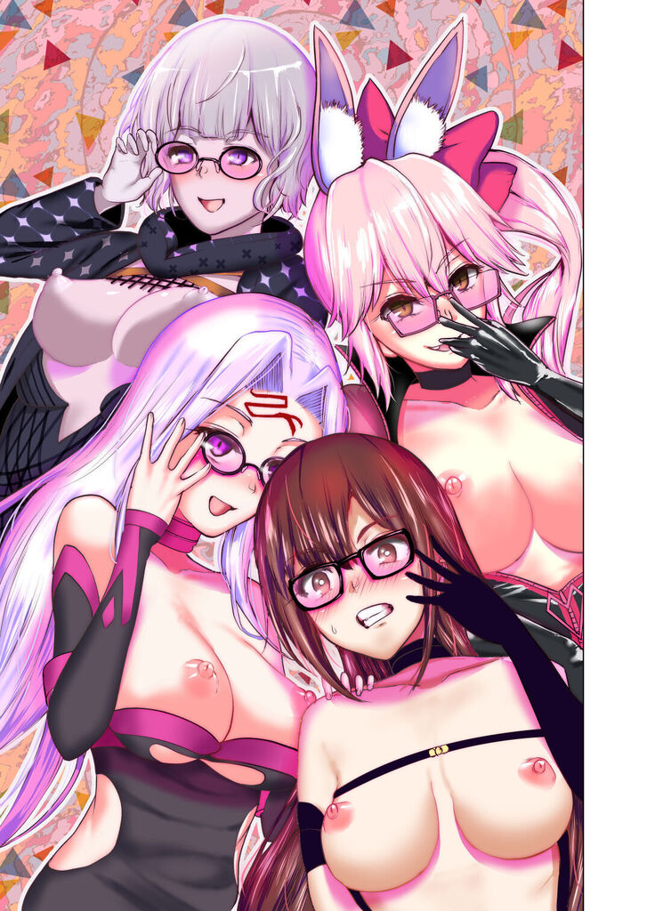 [Yowoshinobu] 4-Ri no Echi Tekina Megane-tachi (Fate/Grand Order) [Digital]