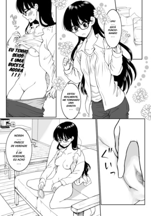 InCha ga Onna ni Natte Chikan Saretemita [Portuguese-BR - Page 3