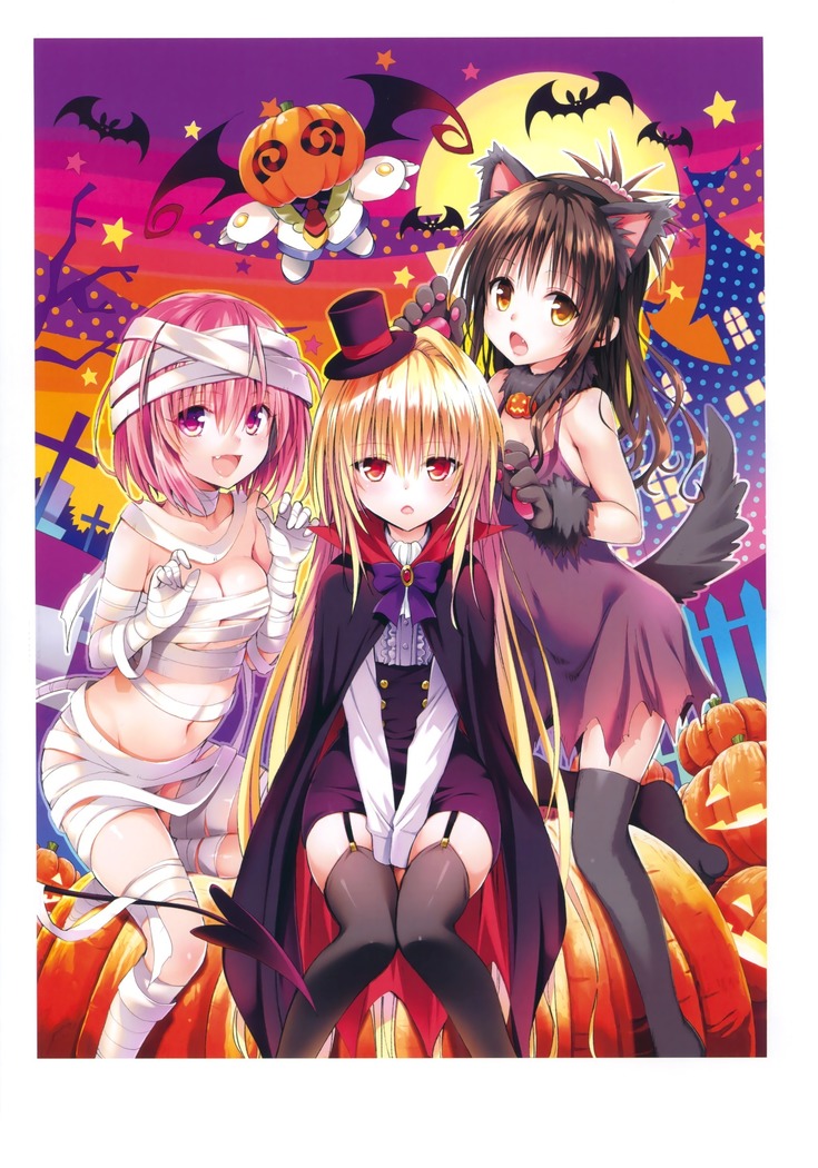 To Love-Ru -Trouble- Darkness Artbook Harem Gold