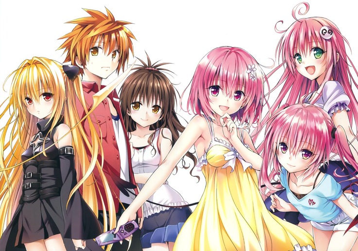 To Love-Ru -Trouble- Darkness Artbook Harem Gold