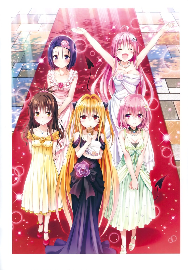 To Love-Ru -Trouble- Darkness Artbook Harem Gold