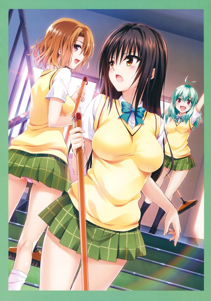 To Love-Ru -Trouble- Darkness Artbook Harem Gold