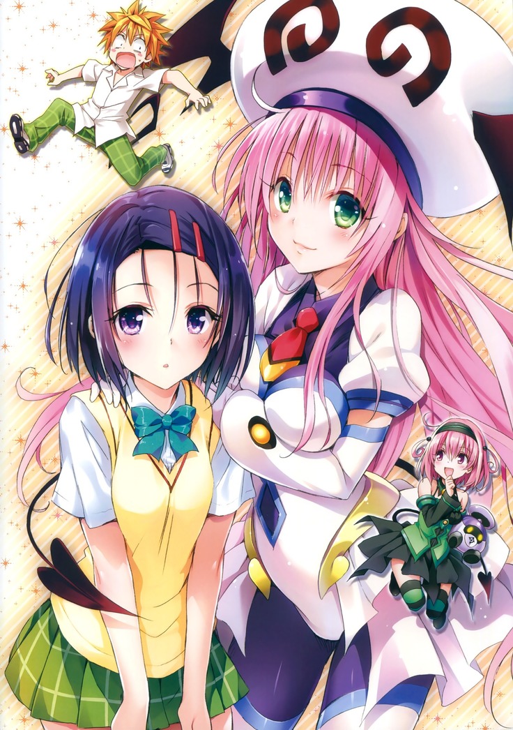 To Love-Ru -Trouble- Darkness Artbook Harem Gold