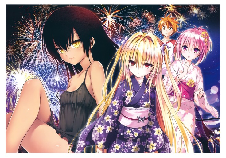 To Love-Ru -Trouble- Darkness Artbook Harem Gold