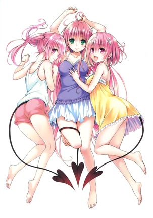 To Love-Ru -Trouble- Darkness Artbook Harem Gold Page #32