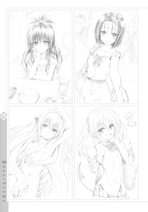 To Love-Ru -Trouble- Darkness Artbook Harem Gold Page #140