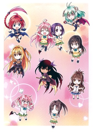 To Love-Ru -Trouble- Darkness Artbook Harem Gold Page #64