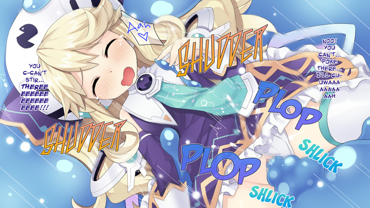 Choujigen Game Neptune HCG Shuu ～Taihen'! Oneechan Slime ga Tairyou Hassei Shite Ru yo... Sore wa Slinu deshoo Te'!? Wa' Honto ni Slime da!? Chotto Waaaaaa～