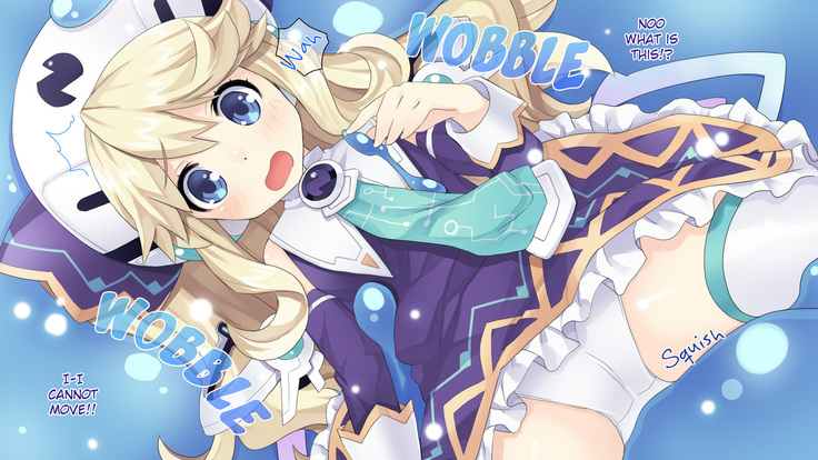 Choujigen Game Neptune HCG Shuu ～Taihen'! Oneechan Slime ga Tairyou Hassei Shite Ru yo... Sore wa Slinu deshoo Te'!? Wa' Honto ni Slime da!? Chotto Waaaaaa～