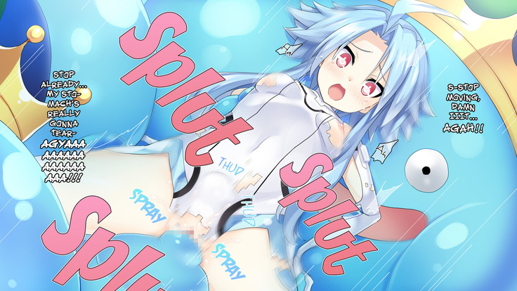 Choujigen Game Neptune HCG Shuu ～Taihen'! Oneechan Slime ga Tairyou Hassei Shite Ru yo... Sore wa Slinu deshoo Te'!? Wa' Honto ni Slime da!? Chotto Waaaaaa～