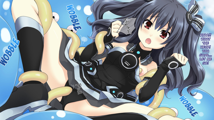 Choujigen Game Neptune HCG Shuu ～Taihen'! Oneechan Slime ga Tairyou Hassei Shite Ru yo... Sore wa Slinu deshoo Te'!? Wa' Honto ni Slime da!? Chotto Waaaaaa～